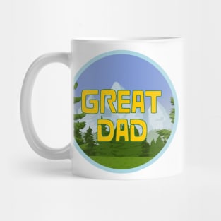 Great Dad - Wilderness Design Mug